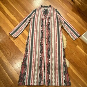 Silverado Southwest patterned cotton duster